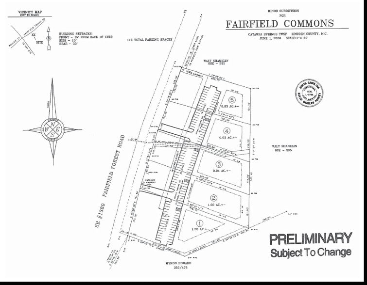 Fairfield Forest Rd, Denver, NC à vendre - Plan cadastral – Image 3 sur 3