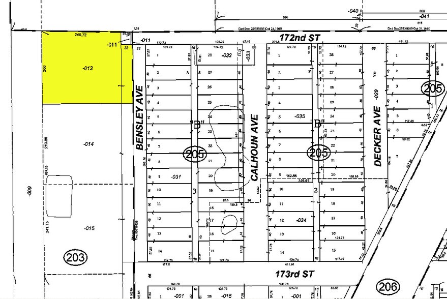 2255 173rd St, Lansing, IL à vendre - Plan cadastral – Image 2 sur 5