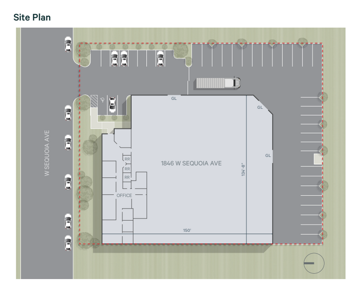 1846 W Sequoia Ave, Orange, CA à louer - Plan de site – Image 2 sur 2