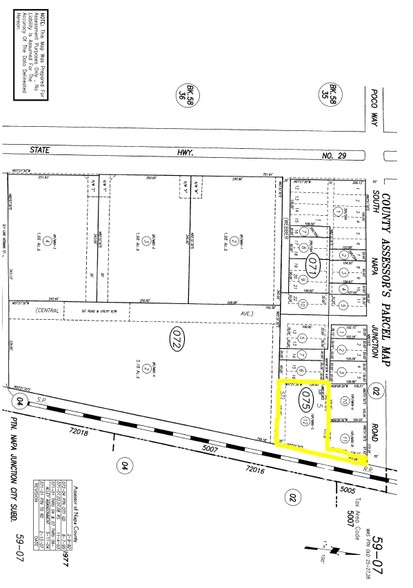 S Napa Junction Rd, American Canyon, CA à vendre - Plan cadastral – Image 3 sur 4