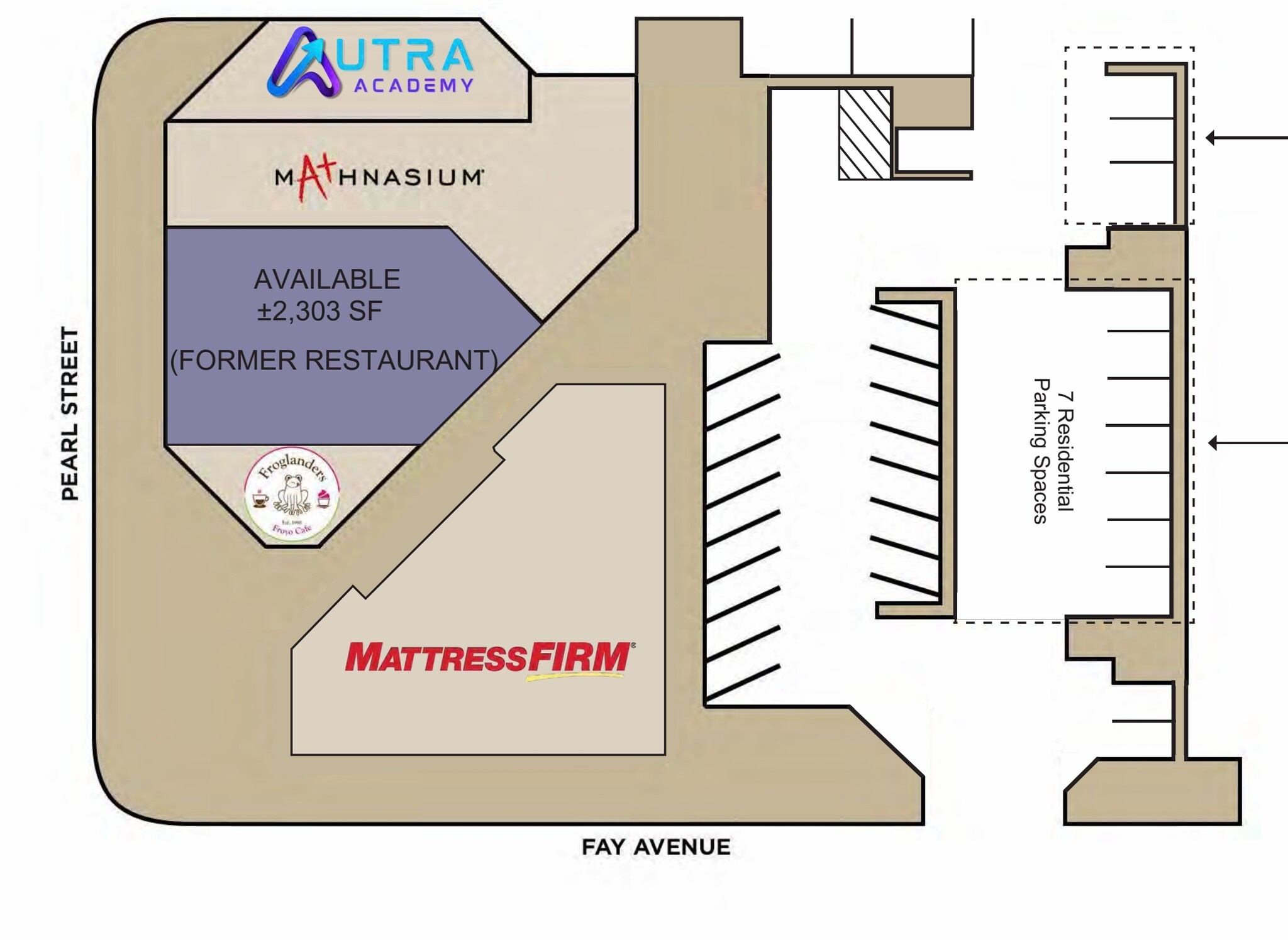 905-915 Pearl St, La Jolla, CA à louer Plan de site– Image 1 sur 1