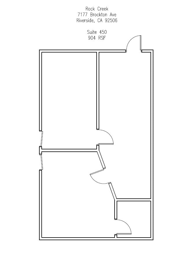 7177 Brockton Ave, Riverside, CA à louer Plan d’étage– Image 1 sur 1