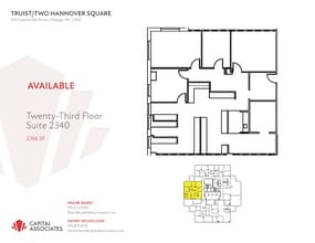 434 Fayetteville St, Raleigh, NC à louer Plan d’étage– Image 1 sur 1
