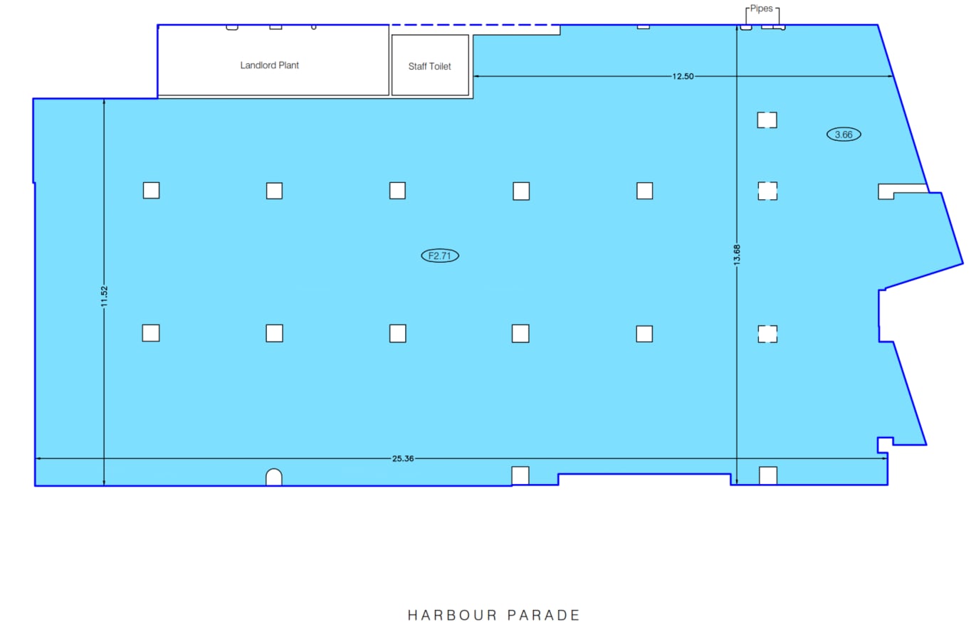 96 Harbour Parade parade, Southampton à louer Plan d’étage– Image 1 sur 1