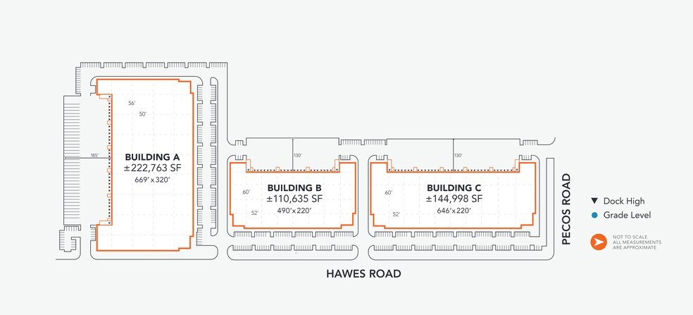SWC Pecos Rd & Hawes Rd, Mesa, AZ à vendre - Plan de site – Image 3 sur 3