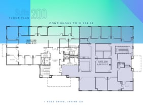 1 Post Dr, Irvine, CA à louer Plan d’étage– Image 1 sur 1