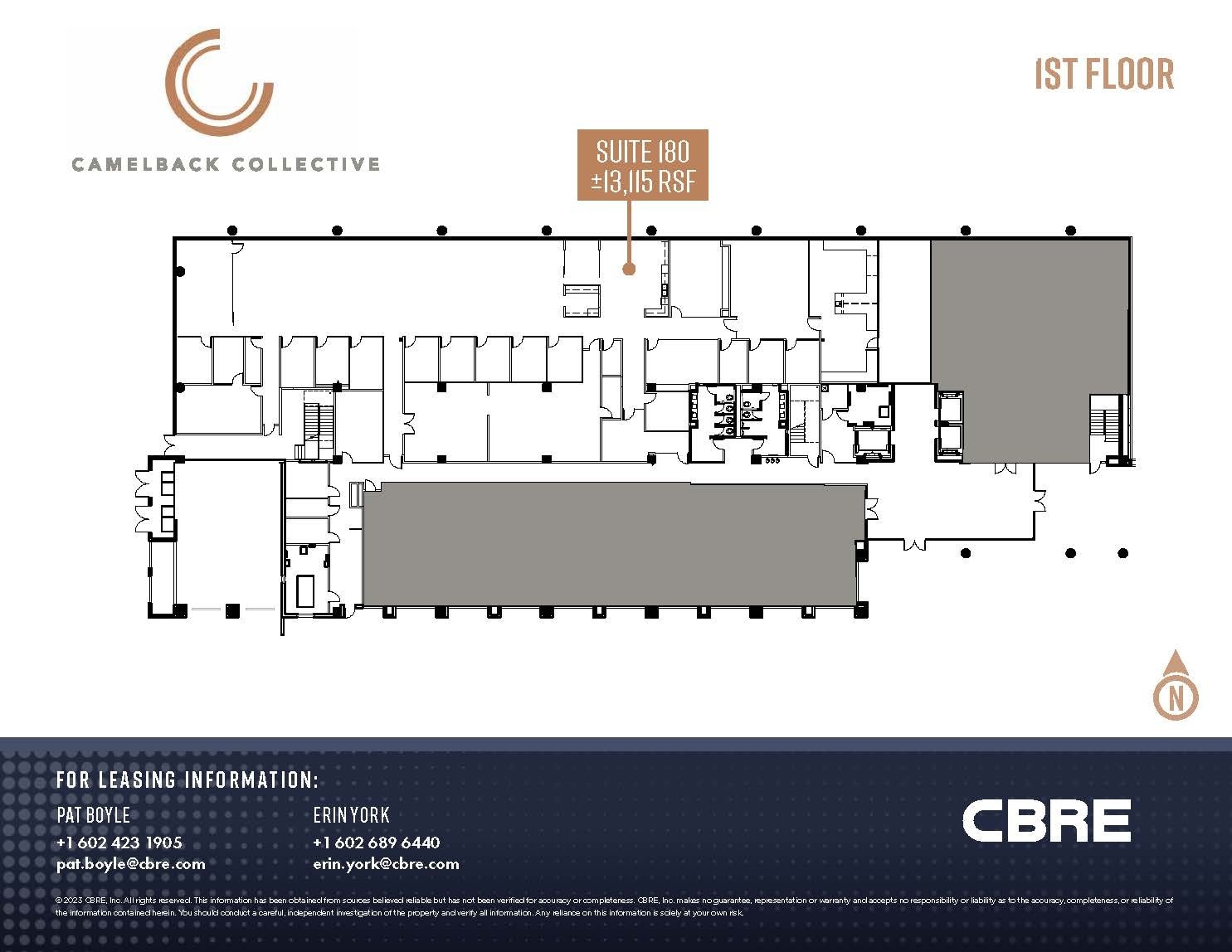 2801 E Camelback Rd, Phoenix, AZ à louer Plan d’étage– Image 1 sur 1