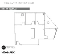 11022 Santa Monica Blvd, Los Angeles, CA à louer Plan d’étage– Image 1 sur 4