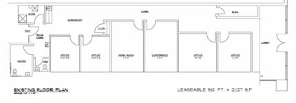 27 Church Ave SW, Roanoke, VA à louer Plan d’étage– Image 1 sur 2