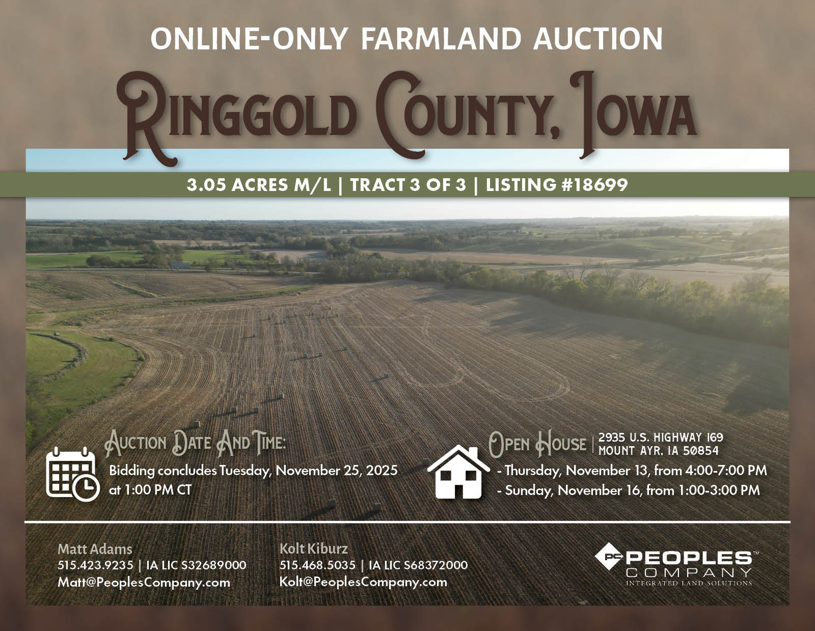 2935 US-169, Mount Ayr, IA à vendre Photo principale– Image 1 sur 20