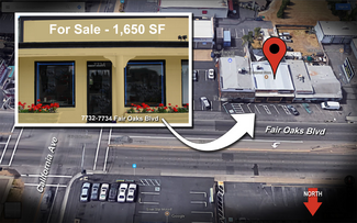 Plus de détails pour 7732-7734 Fair Oaks Dr, Carmichael, CA - Local commercial à vendre