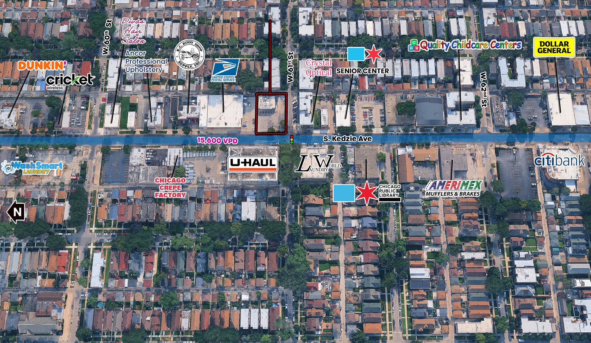 6075 Kedzie St, Chicago, IL à vendre Photo principale– Image 1 sur 3