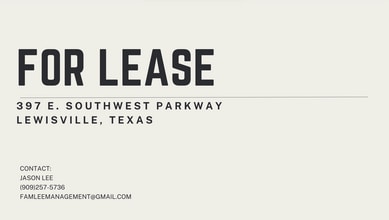 397 E Southwest Pky, Lewisville, TX à louer Autre– Image 1 sur 2