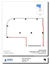 700 Dorval Dr, Oakville, ON à louer Plan de site– Image 1 sur 9