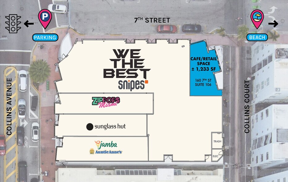 673 Collins Ave, Miami Beach, FL à louer - Plan de site – Image 2 sur 4
