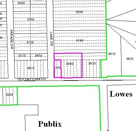211-215 Old Daytona Rd, Deland, FL à louer - Plan cadastral – Image 3 sur 3