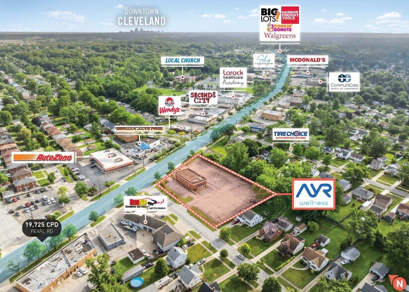 6555 Pearl Rd, Parma Heights, OH à vendre - Photo de l’immeuble – Image 3 sur 6