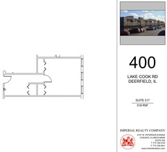 400 Lake Cook Rd, Deerfield, IL à louer Plan d’étage– Image 1 sur 4