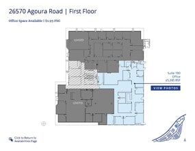 26610 Agoura Rd, Calabasas, CA à louer Plan d’étage– Image 1 sur 10