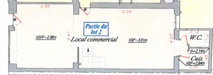 Bureau dans Paris à louer Plan d’étage– Image 1 sur 4