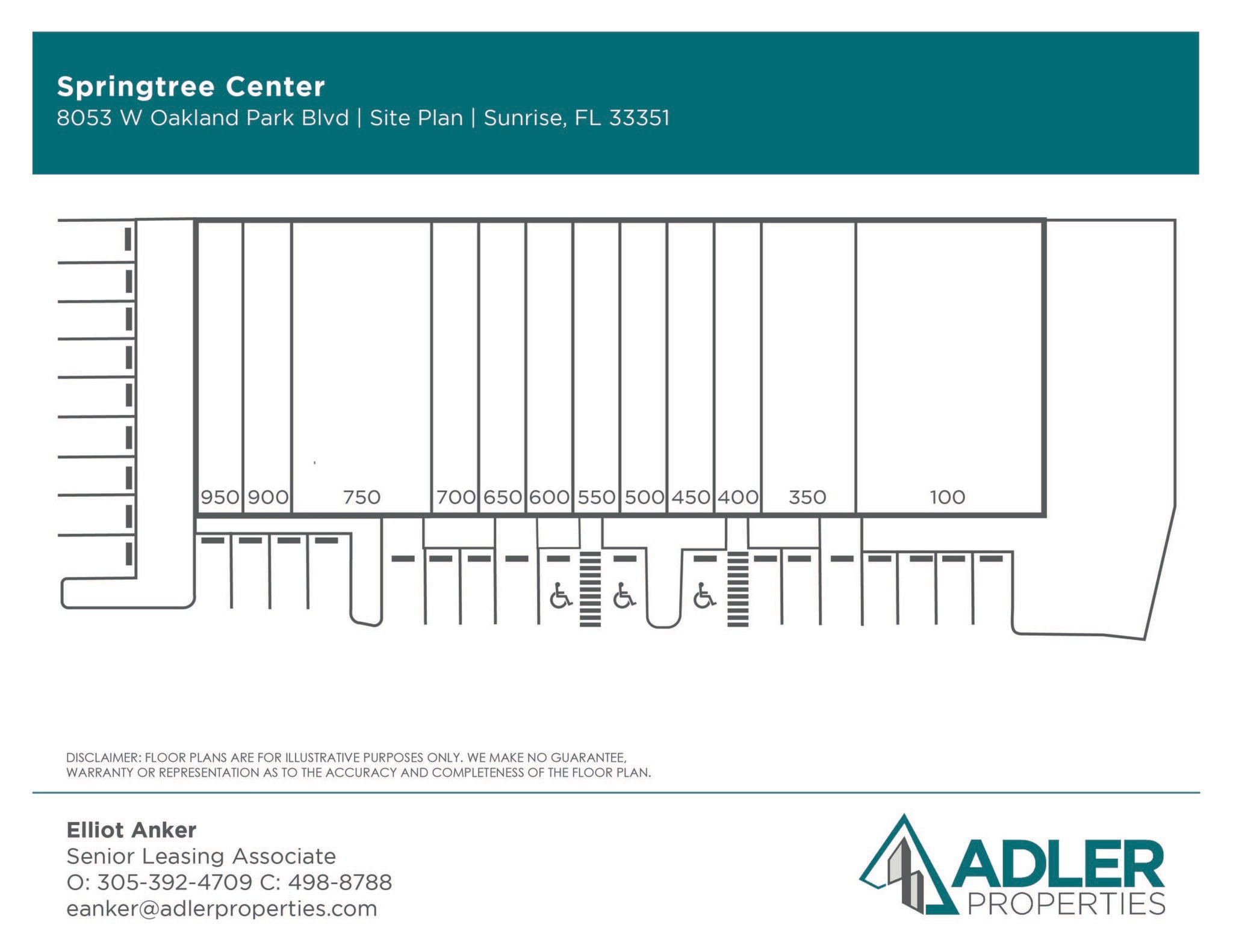 8053 W Oakland Park Blvd, Sunrise, FL à louer Plan d’étage– Image 1 sur 1