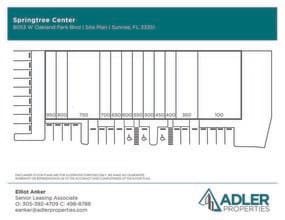 8053 W Oakland Park Blvd, Sunrise, FL à louer Plan d’étage– Image 1 sur 1