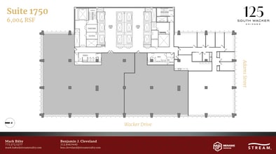 125 S Wacker Dr, Chicago, IL à louer Plan d’étage– Image 1 sur 1