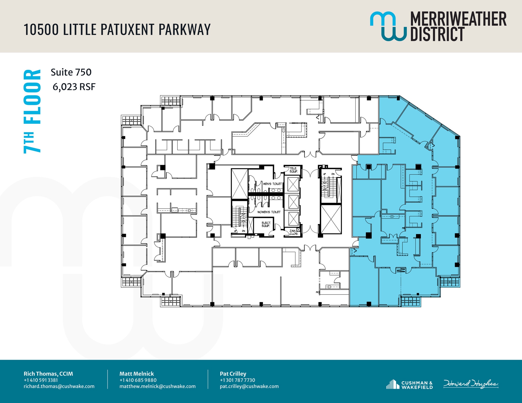 10480 Little Patuxent Pky, Columbia, MD à louer Plan d’étage– Image 1 sur 1