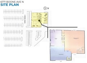 6771 N Boone Ave, Minneapolis, MN à louer Plan de site– Image 1 sur 1
