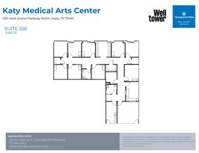 1331 W Grand Pky N, Katy, TX à louer Plan d’étage– Image 1 sur 2