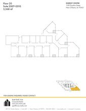 1100 Poydras St, New Orleans, LA à louer Plan de site– Image 1 sur 1