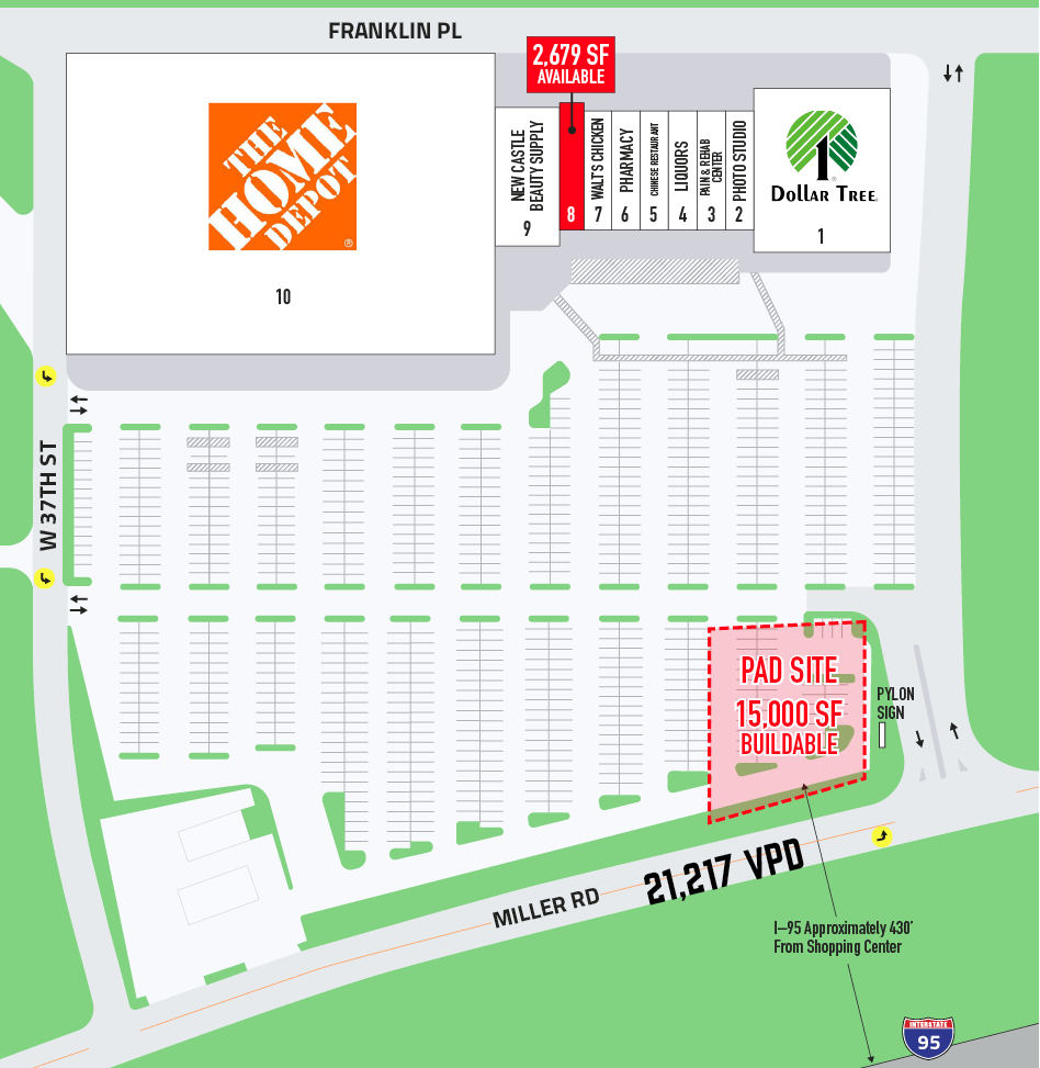 3600 Miller Rd, Wilmington, DE à louer Plan de site– Image 1 sur 8