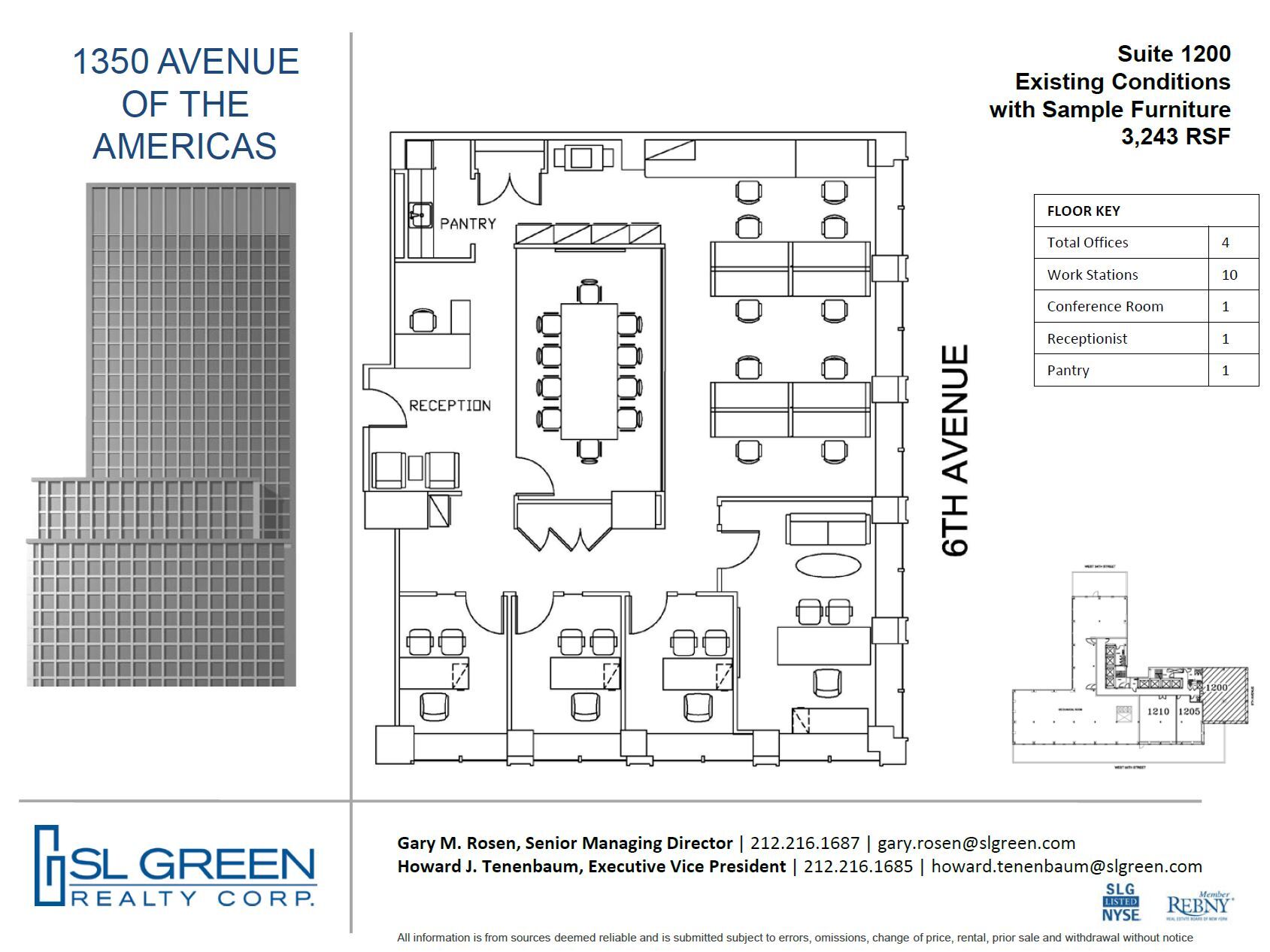 1350 Avenue of the Americas, New York, NY à louer Plan d’étage– Image 1 sur 1