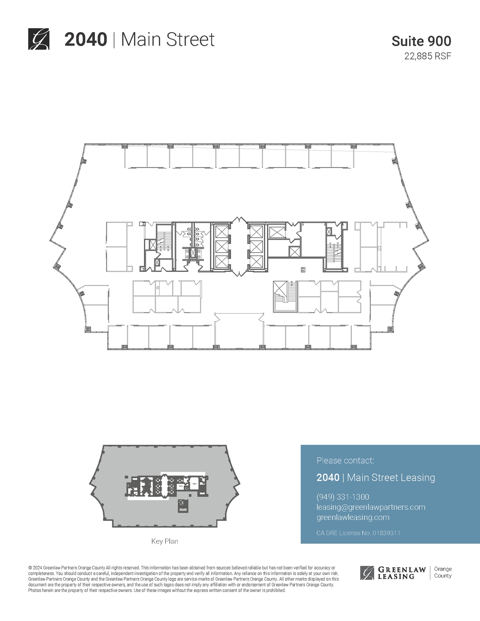 2040 Main St, Irvine, CA à louer Plan d’étage– Image 1 sur 2