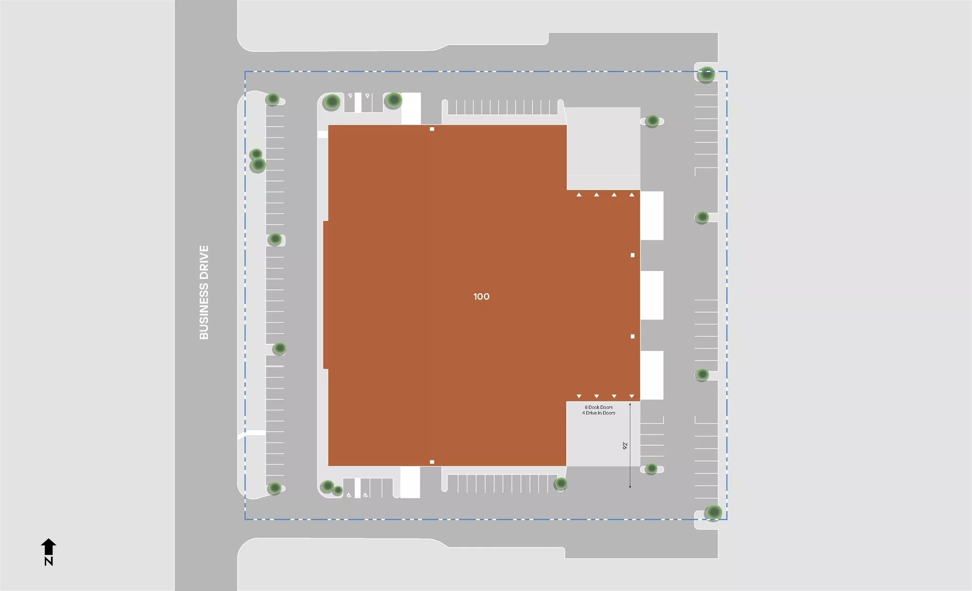 10681 Business Dr, Fontana, CA à louer Plan de site– Image 1 sur 10