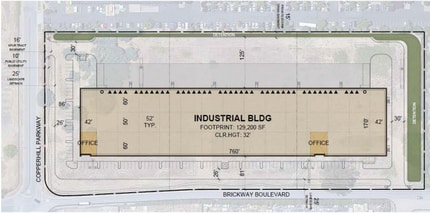 Brickway Boulevard & Copperhill Parkway, Santa Rosa, CA à louer Plan d’étage– Image 2 sur 2