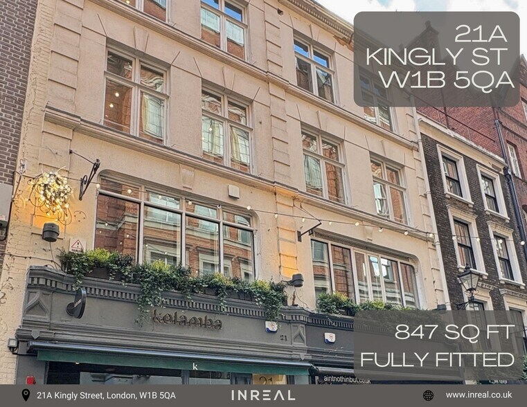 21-21A Kingly St, Londres à louer - Photo de l’immeuble – Image 3 sur 11