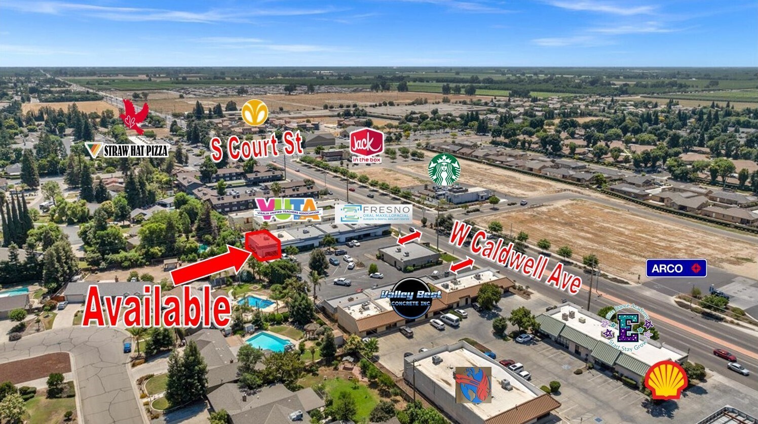 236-248 W Caldwell Ave, Visalia, CA à louer Photo principale– Image 1 sur 26