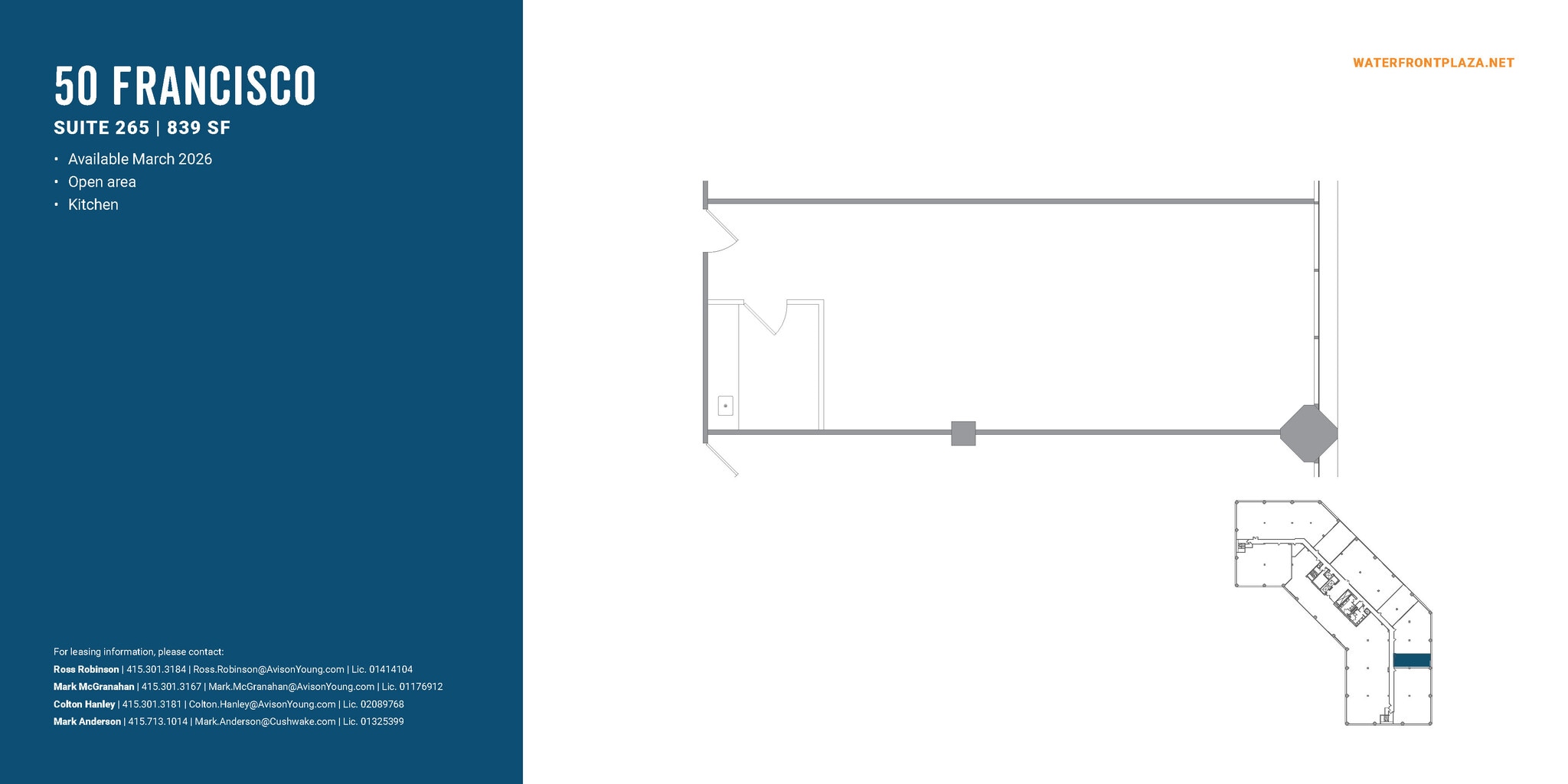 1700 Montgomery St, San Francisco, CA à louer Plan d’étage– Image 1 sur 1