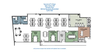 5425 Page Rd, Durham, NC à louer Plan d’étage– Image 2 sur 2