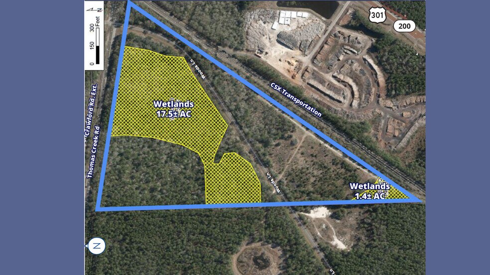 0 Crawford Rd. Extension & 0 Woods Lane, Callahan, FL à vendre - Photo de l’immeuble – Image 3 sur 4