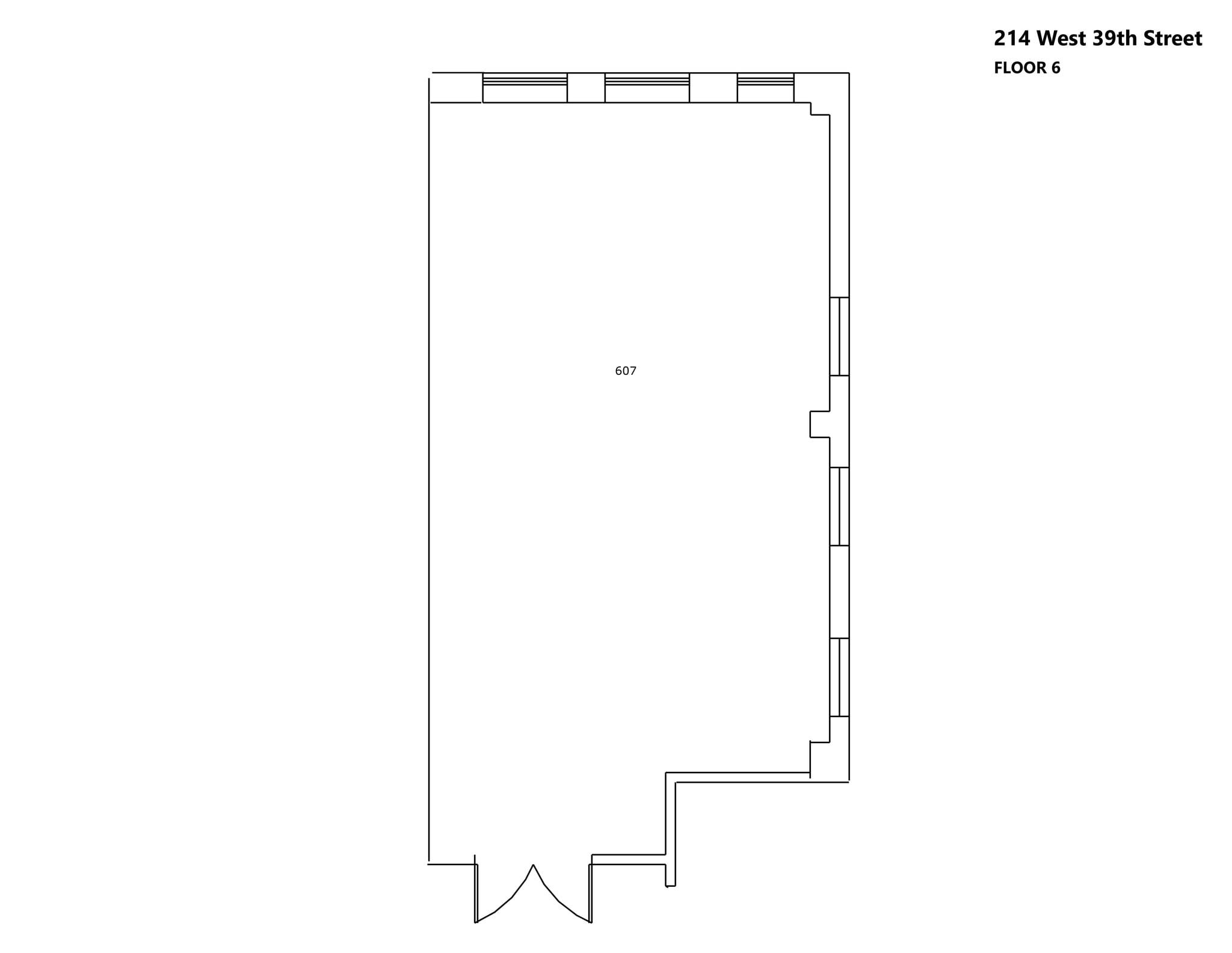 214 W 39th St, New York, NY à louer Plan de site– Image 1 sur 3