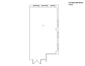 214 W 39th St, New York, NY à louer Plan de site– Image 1 sur 3