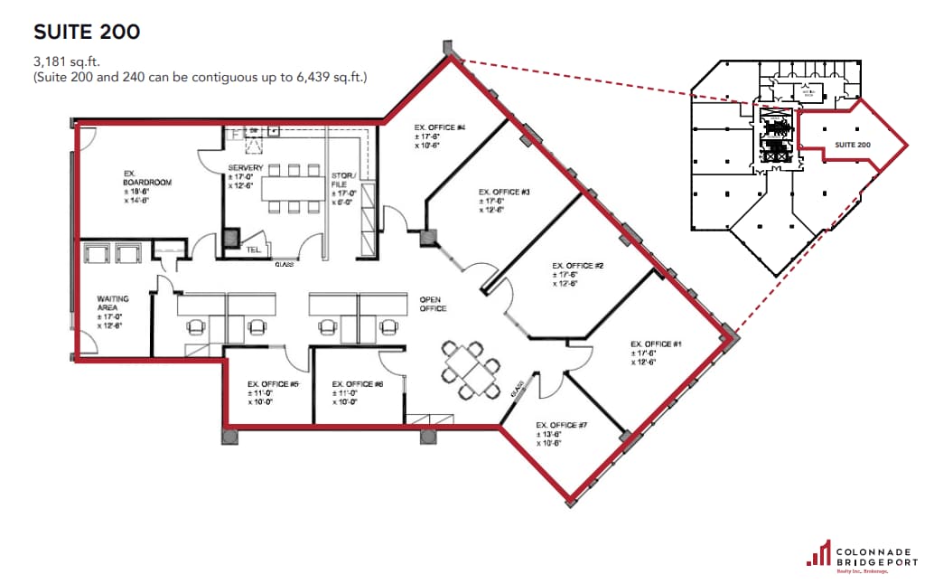 100 York Blvd, Richmond Hill, ON à louer Plan d’étage– Image 1 sur 9