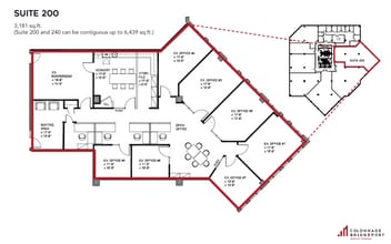 100 York Blvd, Richmond Hill, ON à louer Plan d’étage– Image 1 sur 9