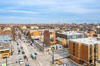 1552 W Fullerton Ave, Chicago, IL - Vue aérienne vue de carte