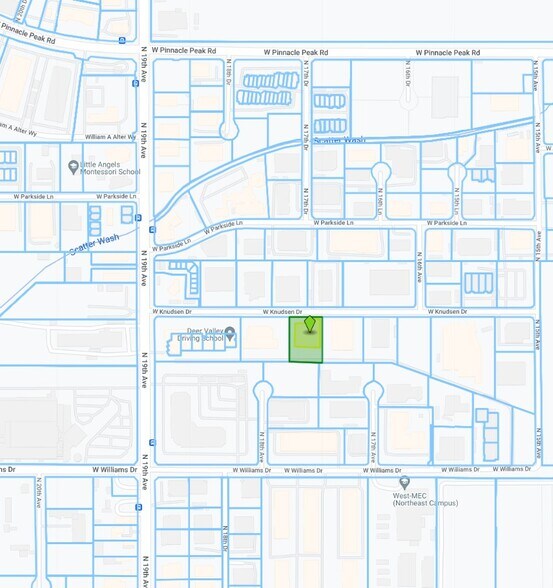1653 W Knudsen Dr, Phoenix, AZ à louer - Plan cadastral – Image 2 sur 2