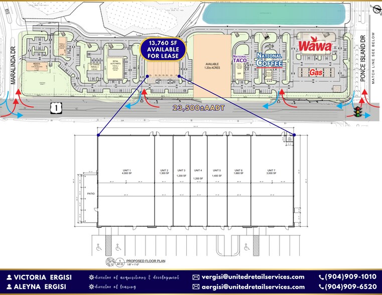 4000 US 1 N, Saint Augustine, FL à louer - Plan d’étage – Image 3 sur 5