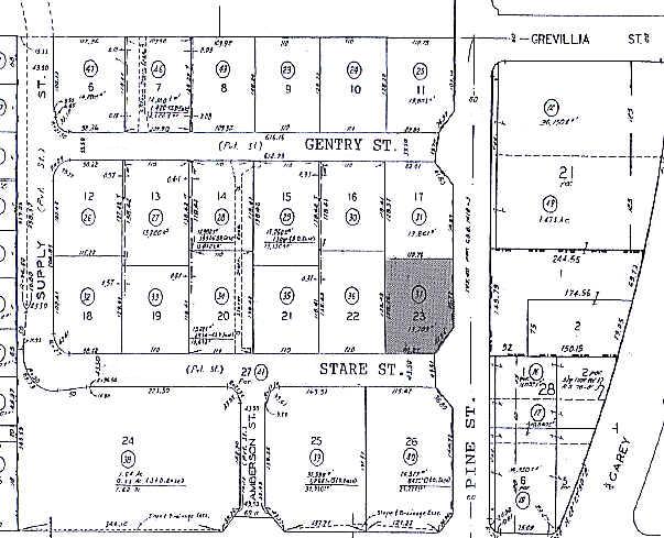 2401 Pine St, Pomona, CA à vendre - Plan cadastral – Image 2 sur 7