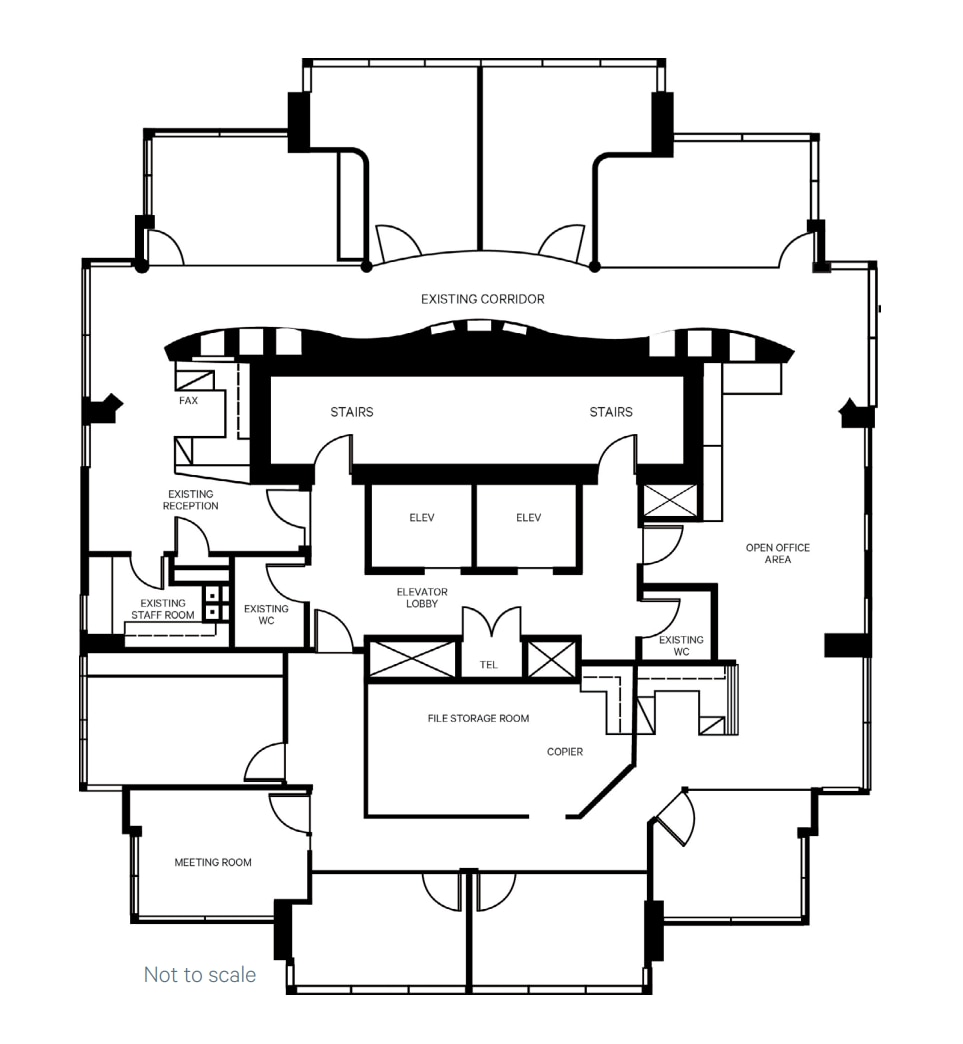 1055 W Broadway, Vancouver, BC à louer Plan d’étage– Image 1 sur 1